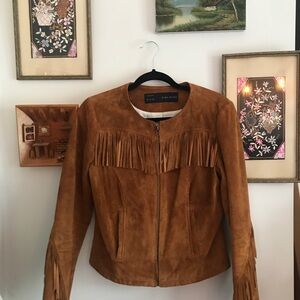 Fringe Leather Jacket